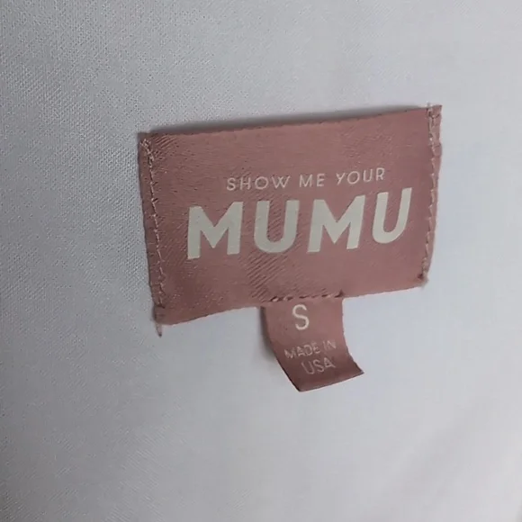 Show Me Your Mumu Vicky Vest Women's Small White Linen Shirt Top Golden 2 - Picture 6 of 15